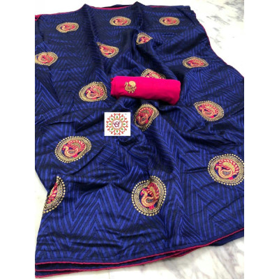 Zigzag Sana Silk  Saree